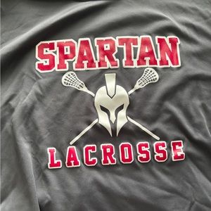 Spartan lacrosse athletic tee